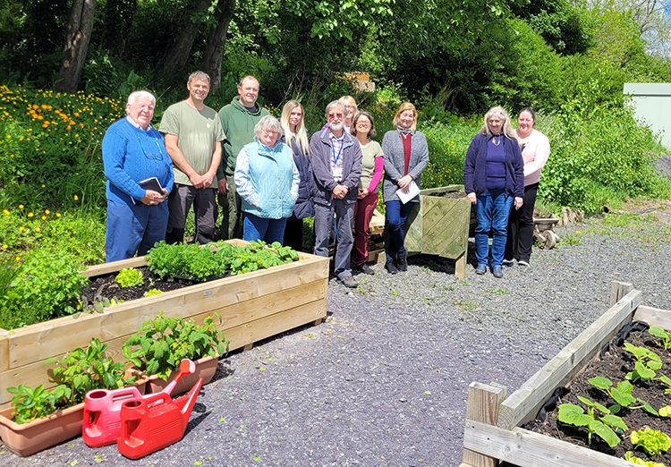 Volunteers at Parc Mount