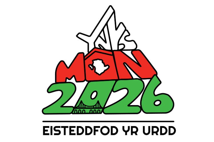 Logo ar gyfer Eisteddfod yr Urdd Ynys Môn 2026