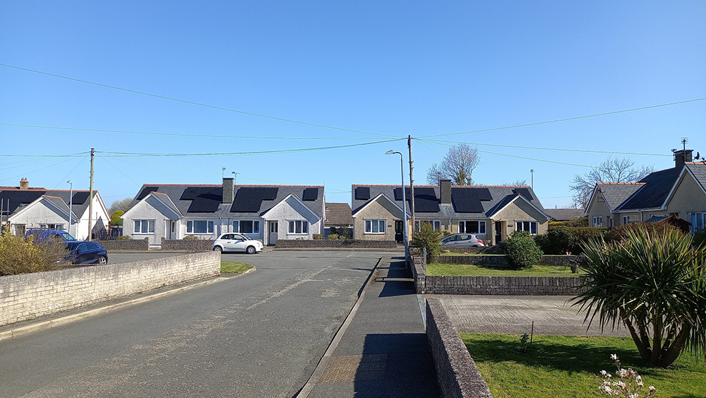 Golygfa o Rhos Elin